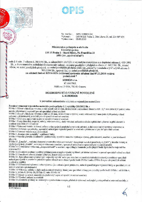 Licence No. R150302436